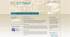Desktop Screenshot of pathways.nccp.org