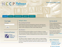 Tablet Screenshot of pathways.nccp.org
